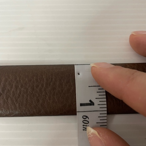 Trafalgar Potomac Brown Italian Leather Belt size 36 NWT - Picture 9 of 9